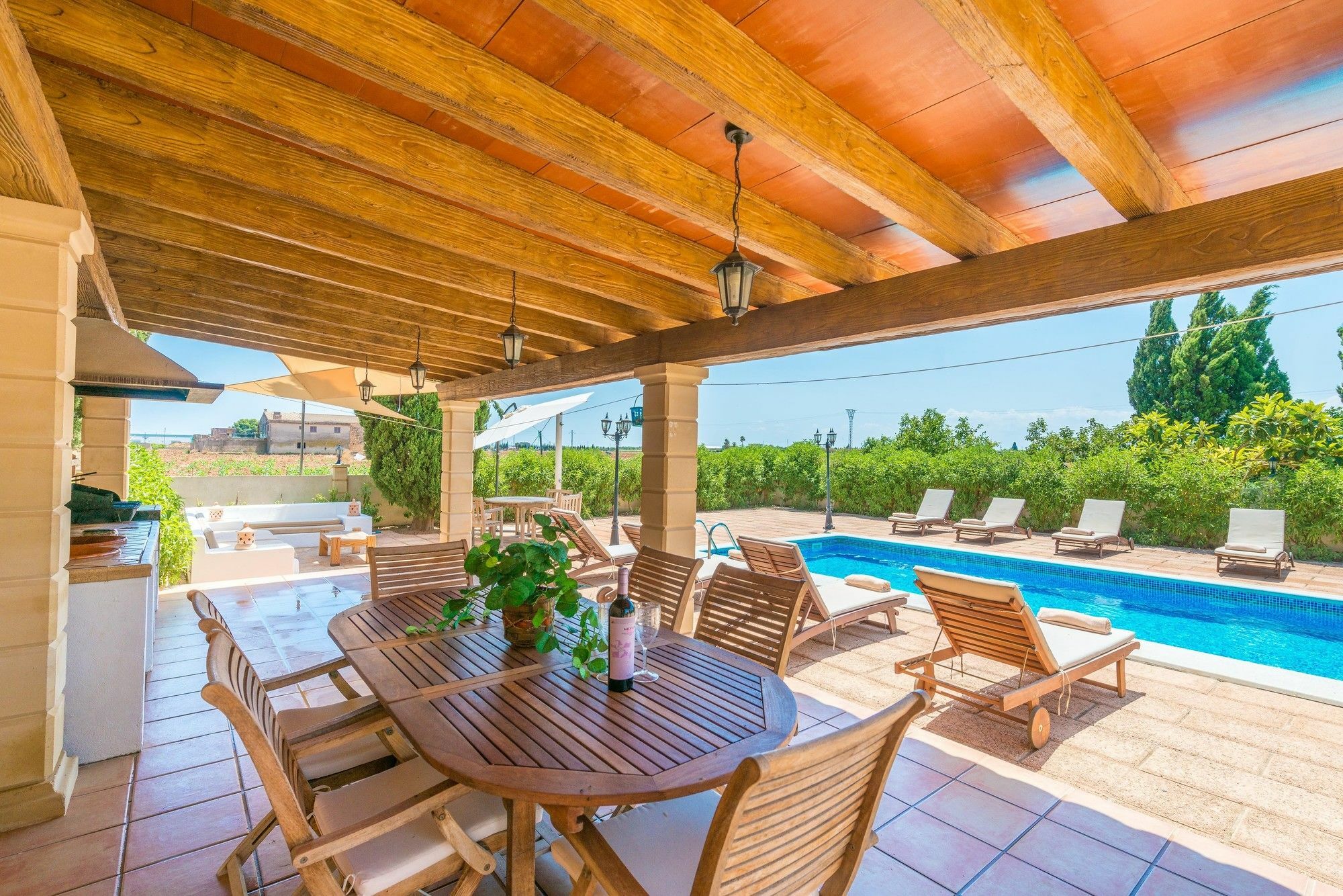Villa Son Valenti Sa Pobla Exterior foto